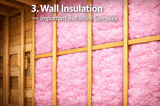3. Wall Insulation &ndash; Important but More Complex
