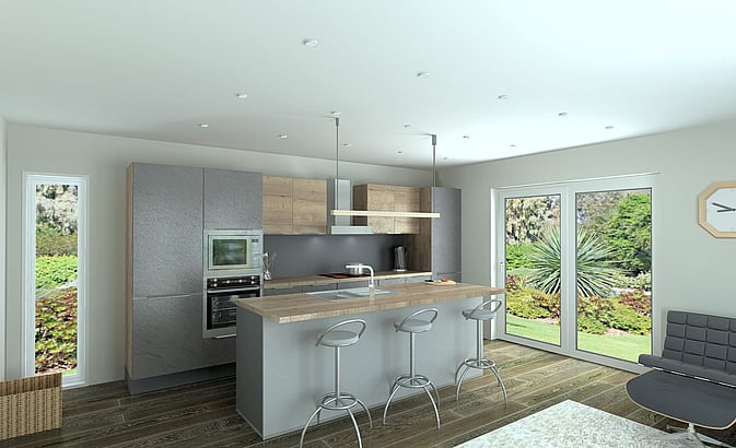 from $15,084.00* - StoneArt Stone Grey/Havana Oak