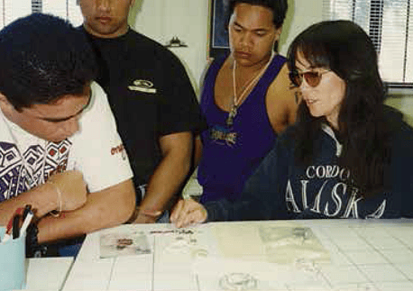 Richard Francis, Randal Leach, Henare Tahuri and Denise Wallace