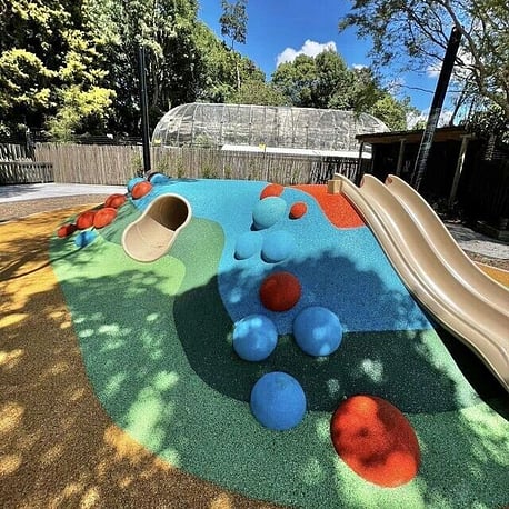 Playgrounds - Flexible, sustainable, safe and colourful playground surfacing for all outdoor playgrounds and recreational spaces.