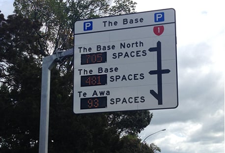 Gantry Signs - When overhead height is required.