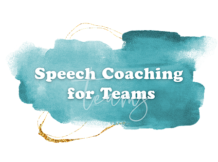 Speech Coaching for Teams