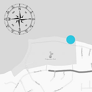 NORTH-EAST FACING BEACH - Fergusson Park NW to ESE