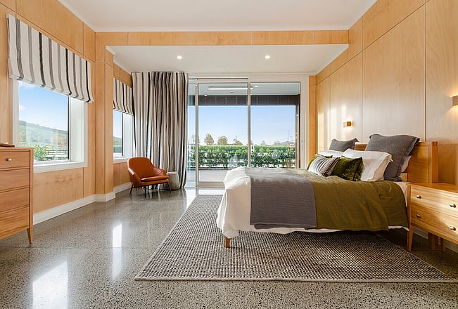 Award-winning country home master suite