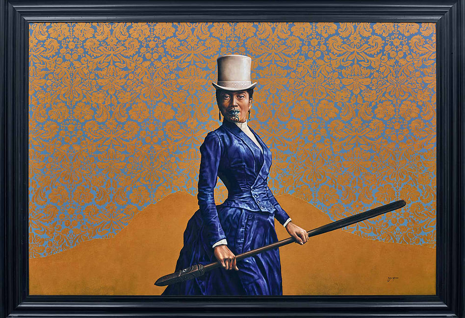 "The Hero's Journey" 1680 x 2380mm. Oil and flashe (vinyl paint) on canvas - Sold