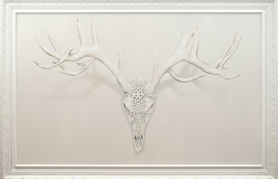 "Kali" 1260 x 1885mm. Acrylic and flashe (acrylic vinyl) painting on canvas.