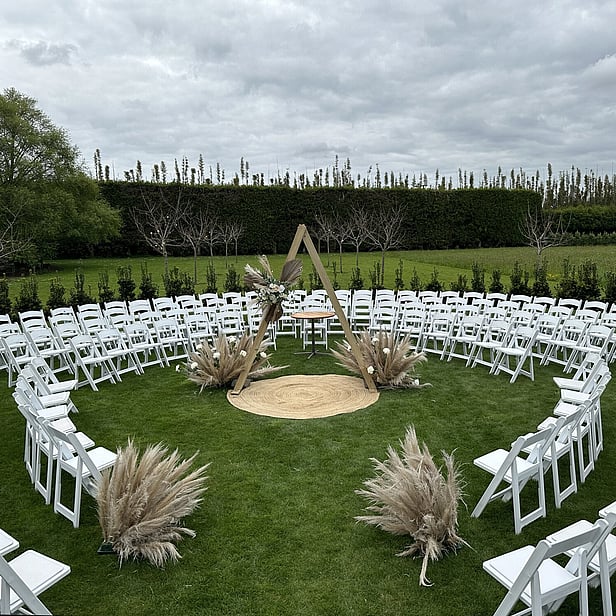 Markovina Estate Cherry Blossom Round Ceremony