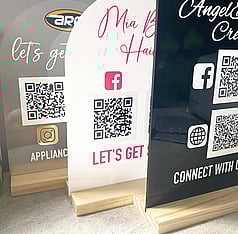 Acrylic Counter Signs