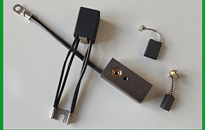 Carbon Brushes - All types of carbon brushes to suit Dc motors, generators, earthing, power tools, etc
