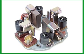 Brush Gear - Derwent overloads and thermostats, manual and auto, overloads from 1.5amp to 16amp with quick connectors or solder type