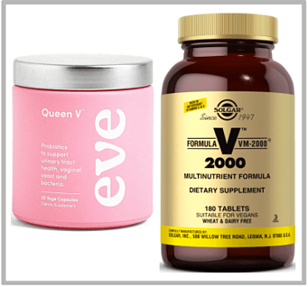 Eve Wellness Queen V & Solgar VM2000