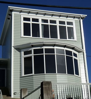 Exterior painting of a character home (1 of the 3 sisters)