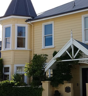 Exterior painting of iconic Thorndon character home