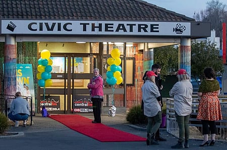 Rolling out the Red Carpet - "This Town" Movie Premiere at the Civic Theatre Waipukurau - August 2020. "This Town" written, directed by and starring David White, and was filmed in Central Hawke's Bay in 2018. "This Town" was the first New Zealand film to release in cinemas post Covid-19 2020 lockdown.