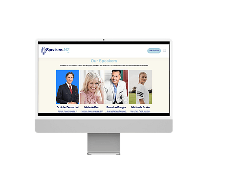 Clothes by Portia web page for Pretty in Pink Digital website portfolio