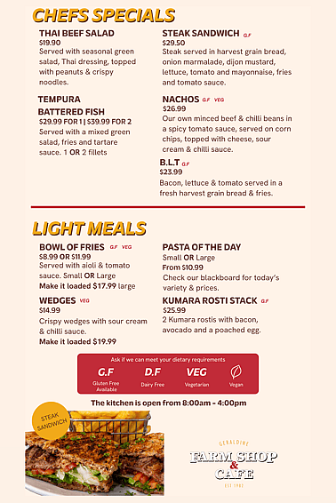 Geraldine Farmshop and Cafe