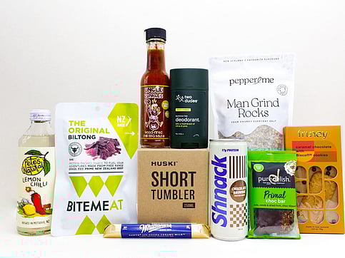 GIFTS FOR GUYS INCLUDING DELICIOUS SNACKS AND KEEPSAKES