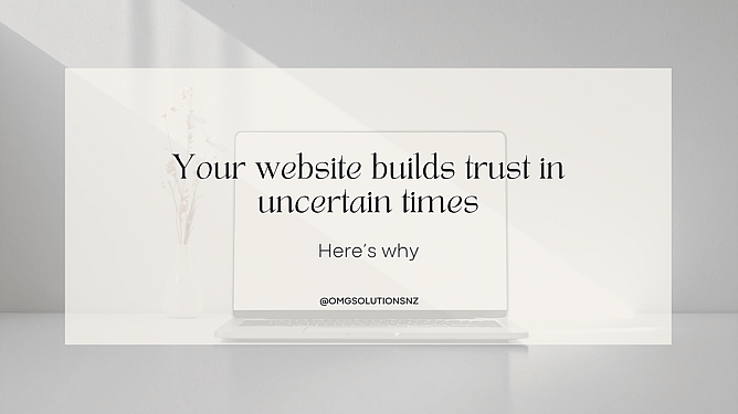 Your website in uncertain times by OMG Solutions