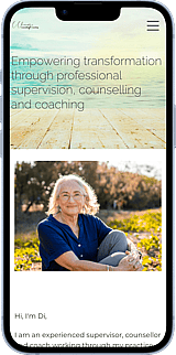 Image of the C-Change Mobile Website - our Web Presence