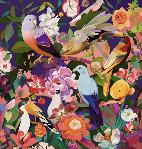 750 Piece Jigsaw Puzzle Art & Soul Bird Watching
