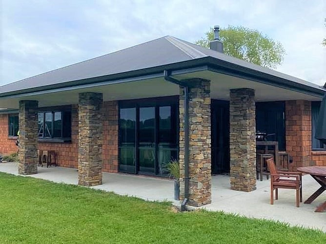 new spouting on brick home Hamilton