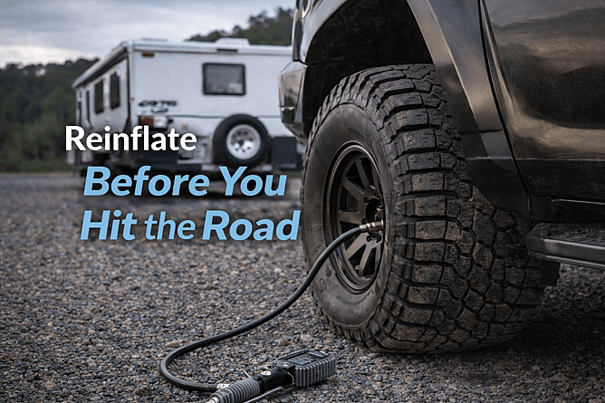 Reinflate before you hit the road