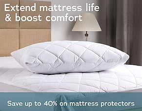 Save up to 40% on mattress protectors