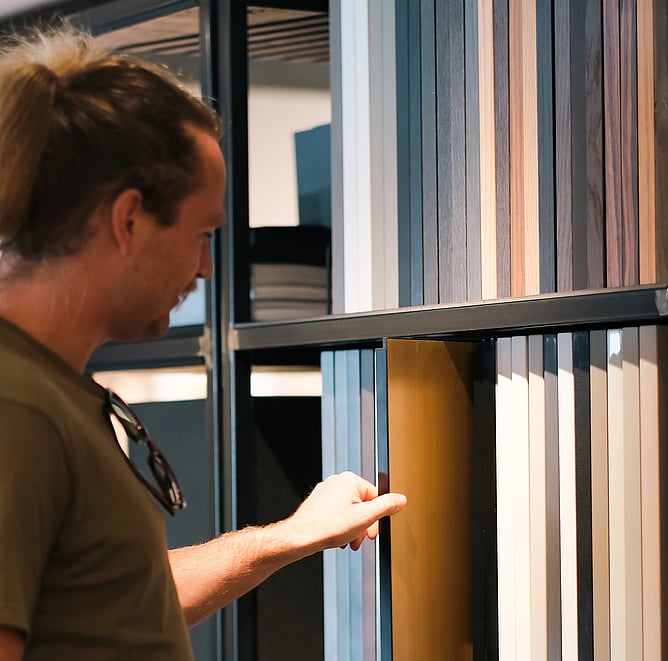 Bespoke materials selection used in architectural home New Zealand