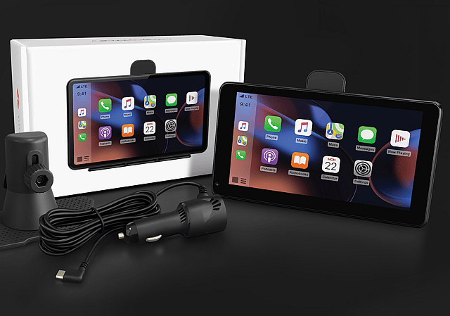 iThrottle 7 Inch Wireless CarPlay with Dash Cam