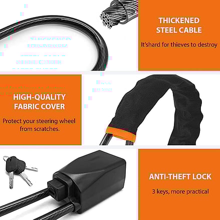 iThrottle Anti Theft Steering Wheel Lock