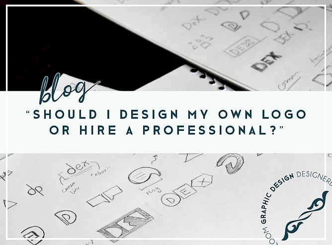 "Should I design my own logo or hire a professional?"