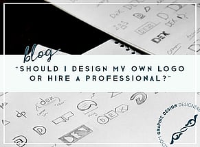 "Should I design my own logo or hire a professional?"